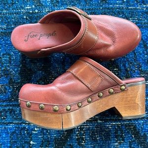 Free People Brand Culver City Clog. Barely worn-great condition! Size 37